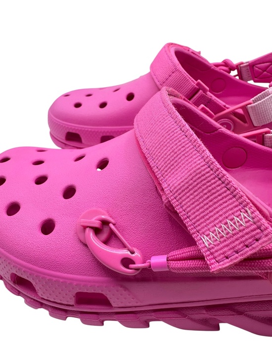 Crocs X Post Malone Rare Duet Max II Platform Slip On Clogs Electric Pink W10 M8 main image 6